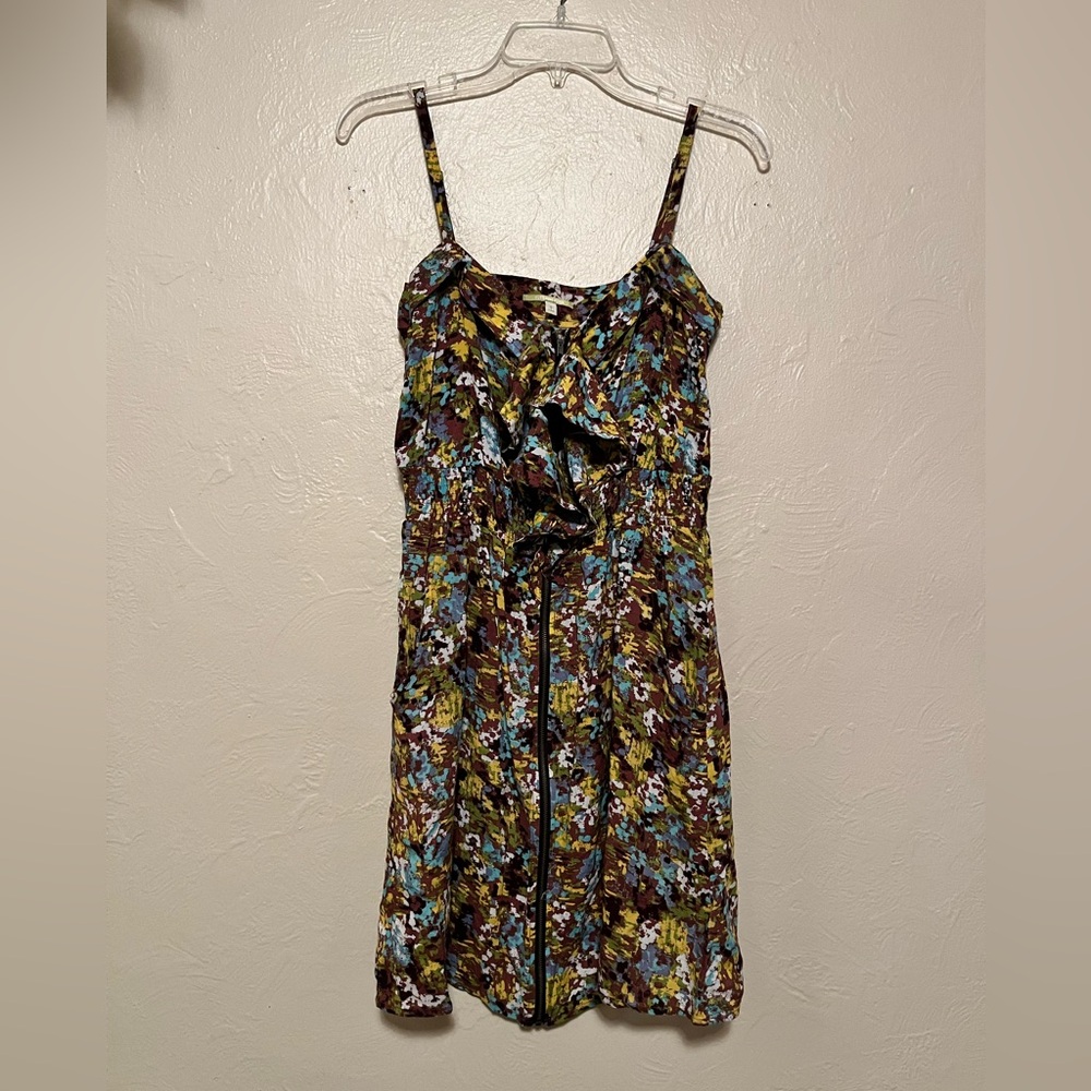 Gianni Bini size small Floral Ruffle Women's Dress